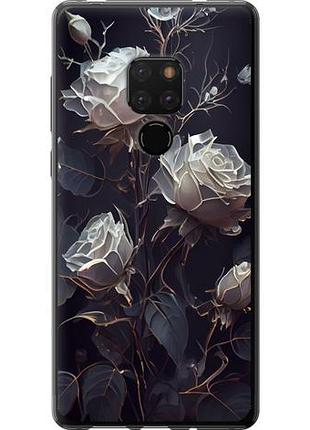 Чехол на huawei mate 20 розы 2 из пластика fch_0165783