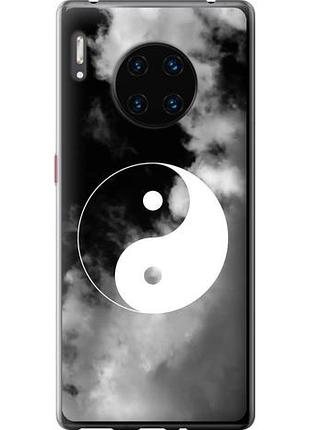 Чехол на huawei mate 30 pro инь и янь из силикона fch_0166469
