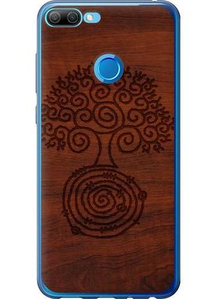 Чехол на huawei honor 9i узор дерева из силикона fch_0166512