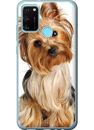 Чехол на huawei honor 9a йоркширский терьер с хвостиком из силикона fch_0166431