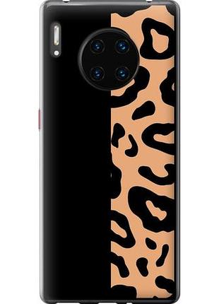 Чехол на huawei mate 30 pro пятна леопарда из силикона fch_0166357