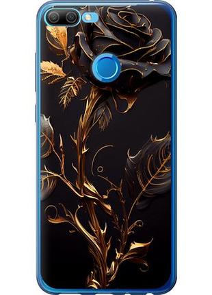 Чехол на huawei honor 9i роза 3 из силикона fch_0166032