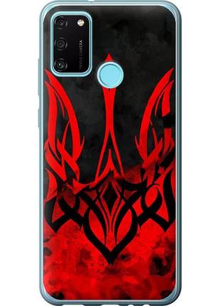 Чехол на huawei honor 9a герб украины из силикона fch_0165599