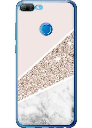 Чехол на huawei honor 9i пастельный мрамор из силикона fch_0165856