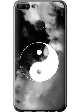 Чехол на huawei honor 9 lite инь и янь из пластика fch_0166465