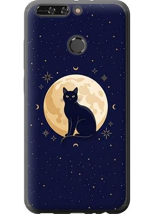 Чехол на huawei honor v9 / honor 8 pro cute cat celestial/witchy из силикона fch_0166338