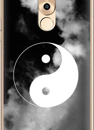 Чехол на huawei mate 9 lite инь и янь из силикона fch_0166474