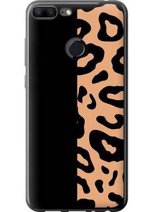 Чехол на huawei honor 9 lite пятна леопарда из пластика fch_0166353