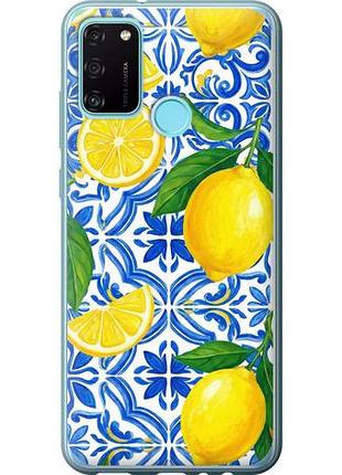 Чехол на huawei honor 9a grocery girl italian summer из силикона fch_0166127