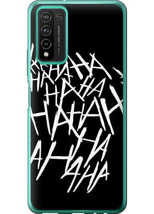 Чехол на huawei honor 10x lite joker hahaha из силикона fch_0166148