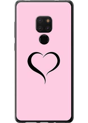 Чехол на huawei mate 20 сердце 1 из пластика fch_0165735