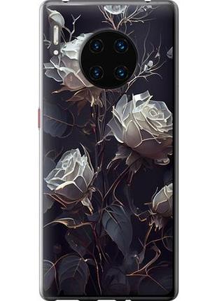 Чехол на huawei mate 30 pro розы 2 из силикона fch_0165781