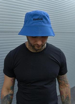 Панама хлопковая базовая reebok голубая #