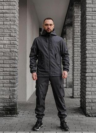 Комплект мужской soft shell "easy" intruder серый всегда в наличии ✅