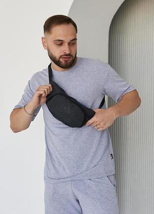Бананка темный меланж adidas #
