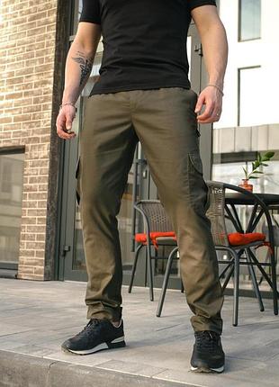 Штани чоловічі котонові "baza" intruder хакі завжди в наявності ✅