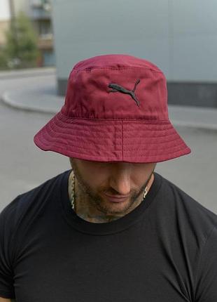 Панама бавовняна базова puma бордова #