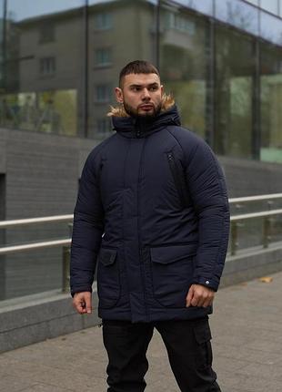 Парка зимова чоловіча "hotwint" intruder синя