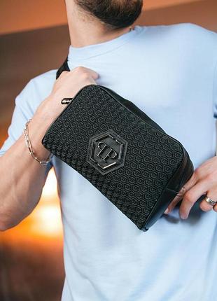 Бананка philipp plein чорний var2 #