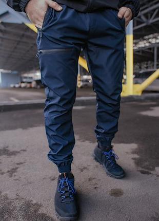 Брюки intruder softshell'flash' light синие #