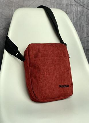 Барсетка червоний меланж reebok #