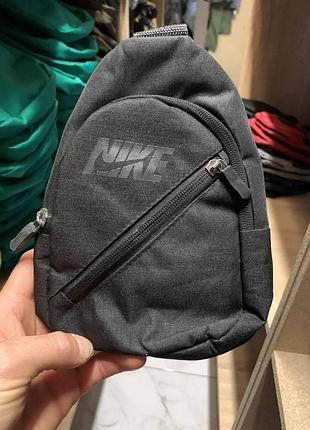 Слинг nike черный, черное лого #