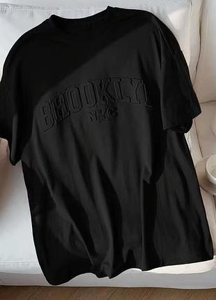 Женская футболка brooklyn / не накатка