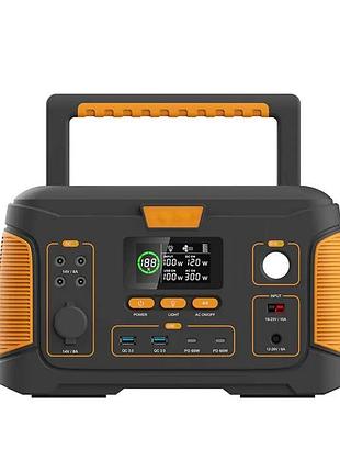Портативна електоростанція wx1438, 650w (171 000 маг), usb, type-c, dc, 2 розетки, ліхтар