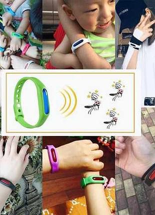 Силиконовый браслет от комаров mosquito bracelet