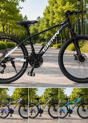 Гірський велосипед giern 24-701 24" зі сталевою рамою та обладнанням l-twoo