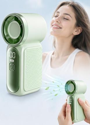 Портативный мини-вентилятор x688 / ручной аккумуляторный вентилятор с led-дисплеем
