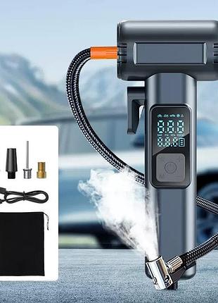 Автомобільний компресор 150psi 12v, що перезаряджається, з powerbank sw-201b
