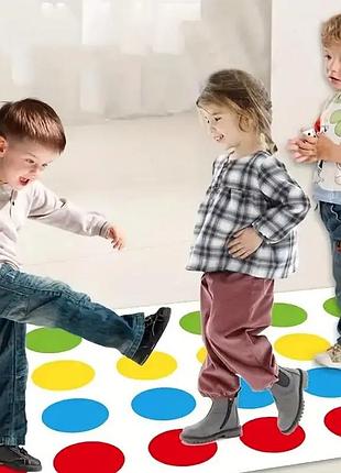 Підлогова "твістер" гра dance pad toy party game