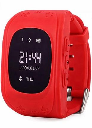 Дитячий годинник smart baby watch з gps трекером червоний