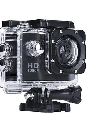 Екшн камера hd action a7 з набором кріплень та боксом для підводної зйомки 1080p