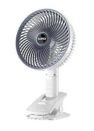 Портативный вентилятор desktop fan multi function / аккумуляторный вентилятор на прищепке / вентилятор мини на usb