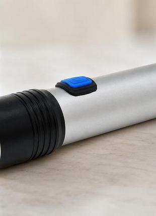 Фонарик ручной bl k31 usb charge / фонарь на аккумуляторе / фонарь светодиодный