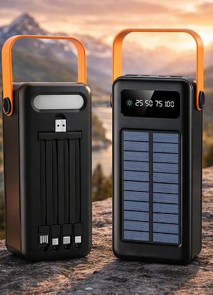 Внешний аккумулятор / повербанк ym-636cx 60000mah / power bank solar 4хusb