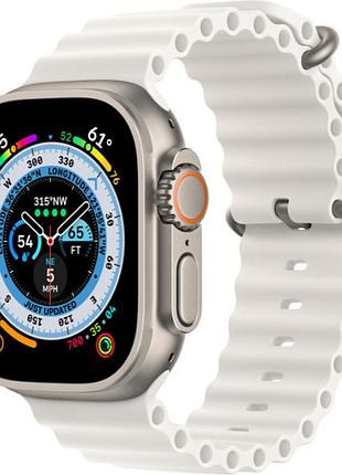Смарт часы ultra 1-1 smart watch 49mm белый
