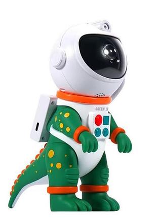 Нічник динозавр астронавт dinosaur astronaut space projector