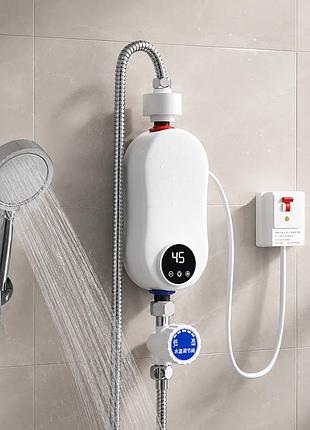 Проточний водонагрівач с душем electric water heater ryk-007/212