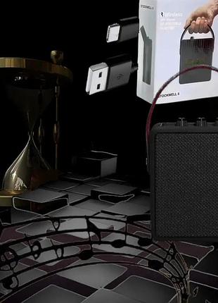 Бездротова bluetooth-колонка marshall stockwell bt w2/9147-портативна акустика