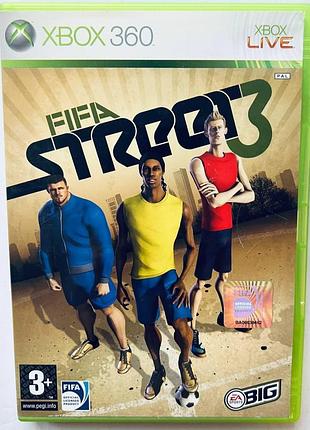 Fifa street 3, б/у, английская версия - диск для xbox 360