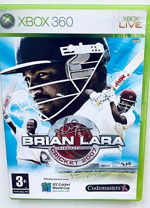 Brian lara international cricket 2007, б/у, английская версия - диск для xbox 360