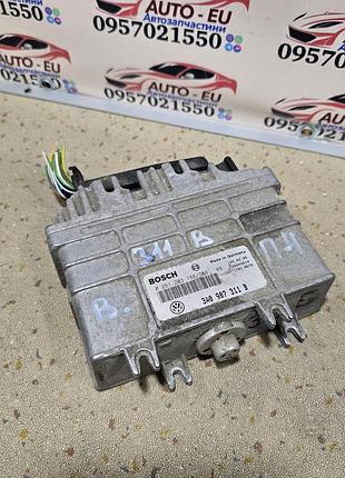 Блок управления двигателем ебу vag volkswagen passat b3, фольцваген пассат 3a0907311b