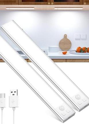 Світлодіодний світильник ouila gls-c015 з датчиком руху, акумуляторний, usb-c, 20,5 см, білий (новий)