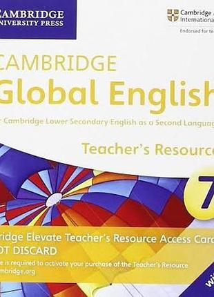 Cambridge global english 7 cambridge elevate teacher's resource access card