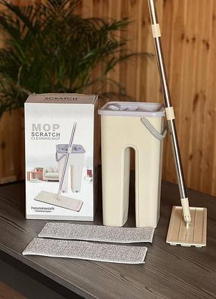 Швабра с ведром 4 лет mop + tube setand 543-1