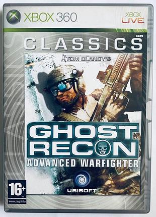 Tom clancy's ghost recon advanced warfighter classics, б/у, английская версия - диск для xbox 360