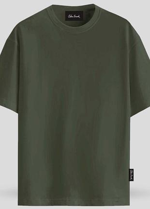 Футболка чоловіча модально-бавовняна темно-зелена jftmoc01 green